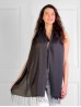 Soild Silk Blend Fashion Scarf